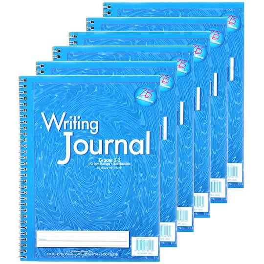 Zaner-Bloser® Blue Grade 2-3 My Writing Journal, 6ct.